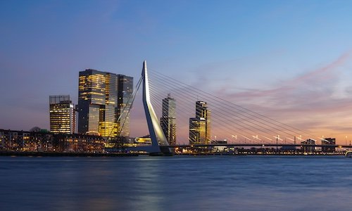 Rotterdam di sera