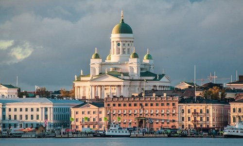 Helsinki: widok na miasto
