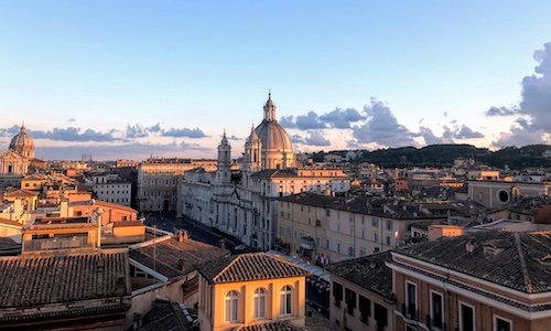 Ausblick über Rom
