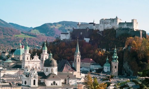 Ausblick über Salzburg