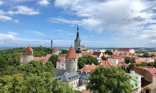 Kilátás Tallinnra