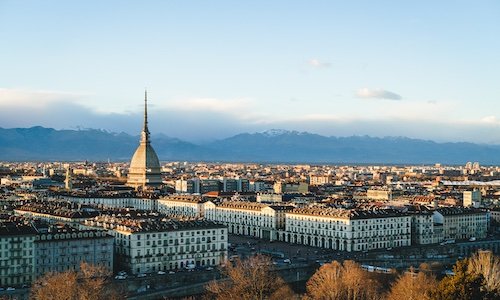 View over Turin